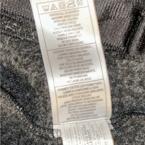 Canada Weather Gear full-zip fleece vest Black/Gray Kids Size M - Picture 7 of 7